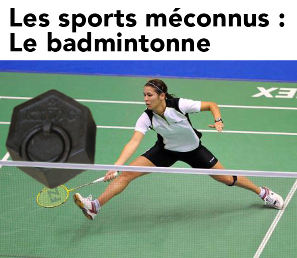 Le badmintonne
