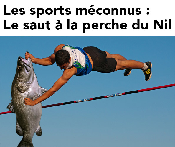 Le saut à la perche du Nil