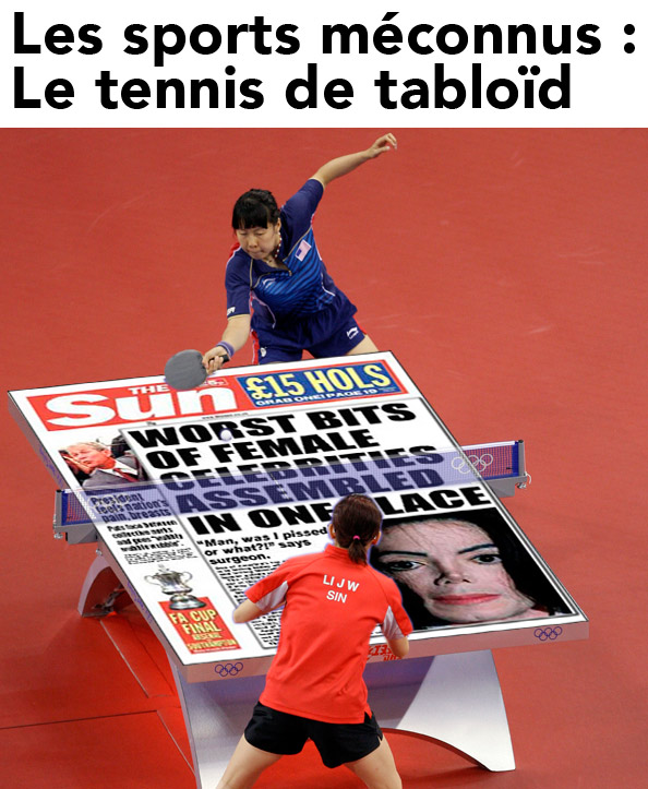 Le tennis de tabloïd
