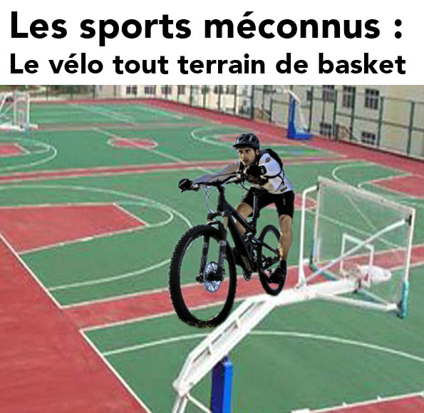 Le vélo tout terrain de basket