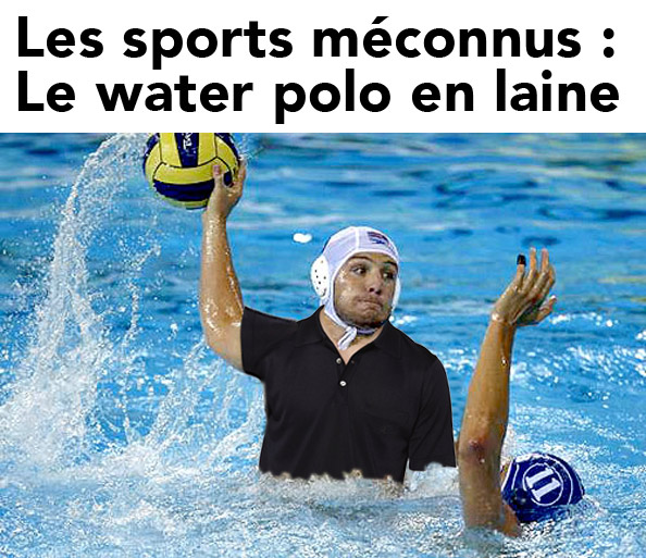 Le water polo en laine